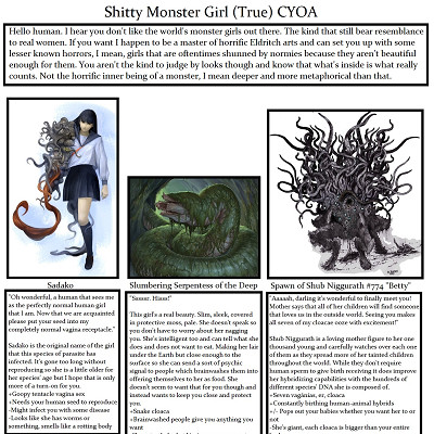 Image For Post Shitty Monster Girl (True) CYOA (by Shitty CYOA Creator)
