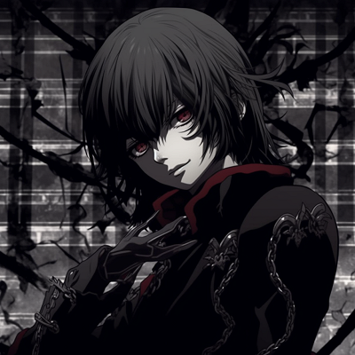 Image For Post | Kaname Kuran from Vampire Knight, characterized by dark hues and intricate details. gothic aesthetics in anime pfp - [Goth Anime PFP Gallery](https://hero.page/pfp/goth-anime-pfp-gallery)