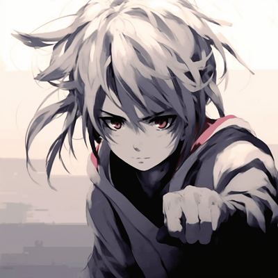 Image For Post | A primary character in a dynamic fighting stance, with flowing lines and intense shading. anime boy pfp gif collection - [anime pfp gif](https://hero.page/pfp/anime-pfp-gif)