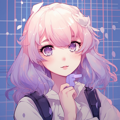 Image For Post | Anime girl with pastel-themed colors, soft shades, and fine details. anime girl pfp aesthetics anime pfp - [Cute Anime Girl pfp Central](https://hero.page/pfp/cute-anime-girl-pfp-central)