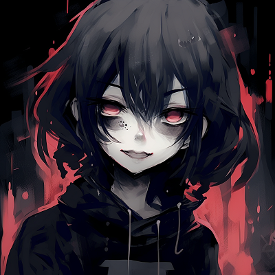 Image For Post Somber Youth Close Up - iconic emo pfp anime