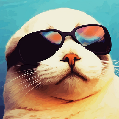 Image For Post | A penguin donning sunglasses, using sleek lines and bold colors. humorous animal pfp - [Animal pfp Deluxe](https://hero.page/pfp/animal-pfp-deluxe)