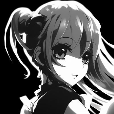 Image For Post | A black and white vintage anime girl's profile picture, detailed hair work, and traditional anime features are highly evident. black and white anime girl profile picture - [Anime Profile Picture Black and White](https://hero.page/pfp/anime-profile-picture-black-and-white)