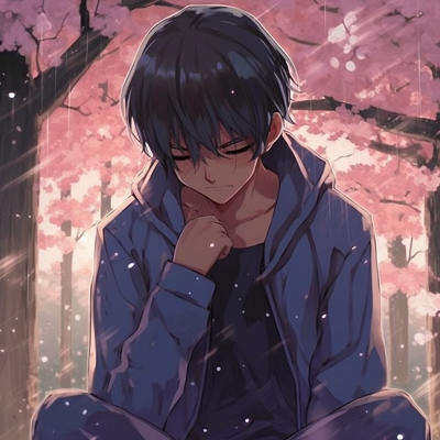 Image For Post | Anime character with a longing stare into distance, use of cool colors and soft lines. anime sad aesthetic pfp - [Anime Sad Pfp Central](https://hero.page/pfp/anime-sad-pfp-central)