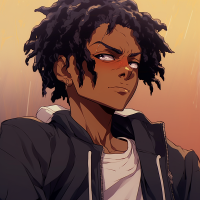 Image For Post | Mysterious black anime character shrouded in darkness, with a focus on dark tones and shadow detailing. alluring black anime boy characters pfp - [Amazing Black Anime Characters pfp](https://hero.page/pfp/amazing-black-anime-characters-pfp)