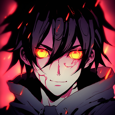 Image For Post | Sasuke Uchiha radiating with luminous energy, bold color contrast top-tier glowing anime pfp selection - [Glowing Anime PFP Central](https://hero.page/pfp/glowing-anime-pfp-central)