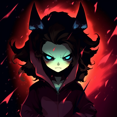 Image For Post | Nezuko under light, nuanced shadows and play of colors. stylish animated pfp - [cool animated pfp](https://hero.page/pfp/cool-animated-pfp)