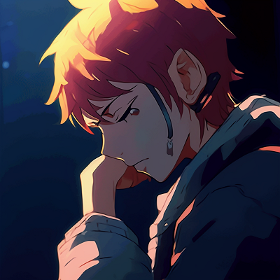 Image For Post | Saiki K in deep thought, highly detailed character sketch with vibrant colors. best anime pfp gifs gallery - [Center for Anime PFP GIFs Research](https://hero.page/pfp/center-for-anime-pfp-gifs-research)
