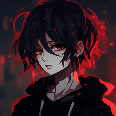 Image For Post | Anime character with red hair styled in emo fashion, distinguishing highlights and dark backgrounds. emo anime pfp characters - [emo anime pfp Collection](https://hero.page/pfp/emo-anime-pfp-collection)