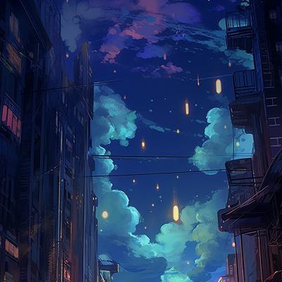 Image For Post Manhwa Cityscape under the Moonlight - Wallpaper