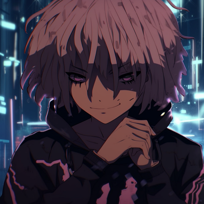 Image For Post Anime Character in Rain - aesthetic black anime pfp