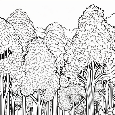Image For Post | A forest panorama featuring different types of trees and shrubs; bold lines and intricate foliage details. phone art wallpaper - [Mothers Day Coloring Pages ](https://hero.page/coloring/mothers-day-coloring-pages-printable-free-and-fun)