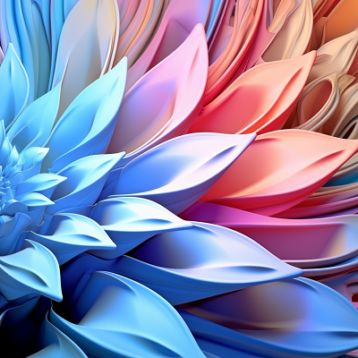 Image For Post Modern Floral Wallpaper Flower Geometry - Wallpaper