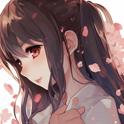 Image For Post | Two characters under a shower of cherry blossoms, delicate shading and serene expressions. manga themed couple pfp matching pfp for discord. - [couple pfp matching, aesthetic matching pfp ideas](https://hero.page/pfp/couple-pfp-matching-aesthetic-matching-pfp-ideas)