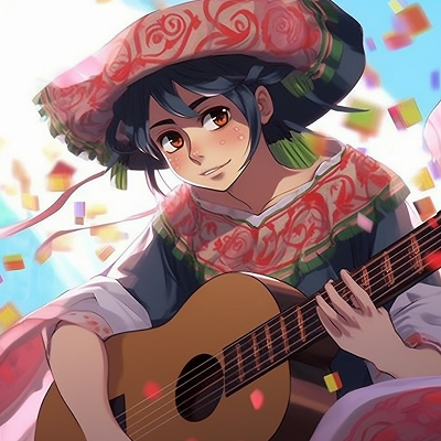 Image For Post | Anime girl part of a Mariachi band, rich colors and detailed instruments. mexican anime pfp girls pfp for discord. - [Mexican Anime Pfp Collection](https://hero.page/pfp/mexican-anime-pfp-collection)