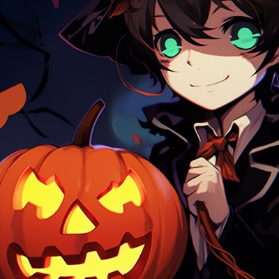 Image For Post | Two characters, one smiling creepily, the other looking scared, bold colors and dark backdrop. halloween matching avatars pfp for discord. - [matching halloween pfp, aesthetic matching pfp ideas](https://hero.page/pfp/matching-halloween-pfp-aesthetic-matching-pfp-ideas)