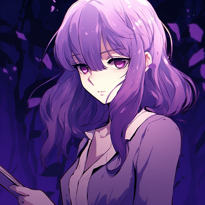 Image For Post | Clannad's protagonist Nagisa Furukawa smiling gently with a background of varied purple hues. anime purple pfp highlights pfp for discord. - [Anime Purple PFP Collection](https://hero.page/pfp/anime-purple-pfp-collection)