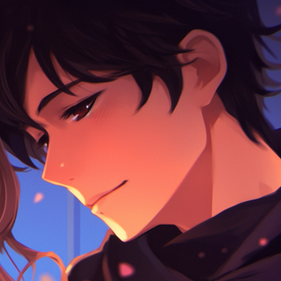 Image For Post | Two characters in a romantic setting during golden hour, warm hues and hazy backdrop. romantic match pfp for couples pfp for discord. - [match pfp for couples, aesthetic matching pfp ideas](https://hero.page/pfp/match-pfp-for-couples-aesthetic-matching-pfp-ideas)