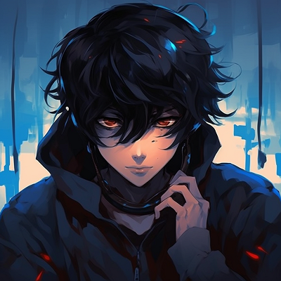 Image For Post | Anime guy in a dark mood, gothic art style and intricate accessories details. dark anime guy pfp styles pfp for discord. - [anime pfp guy](https://hero.page/pfp/anime-pfp-guy)