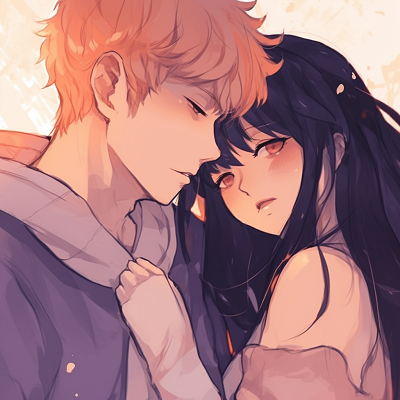 Image For Post | Hinata and Naruto gazing at each other, detailed expressions and bright accents. eminent anime pfp couples pfp for discord. - [anime pfp couple optimized search](https://hero.page/pfp/anime-pfp-couple-optimized-search)