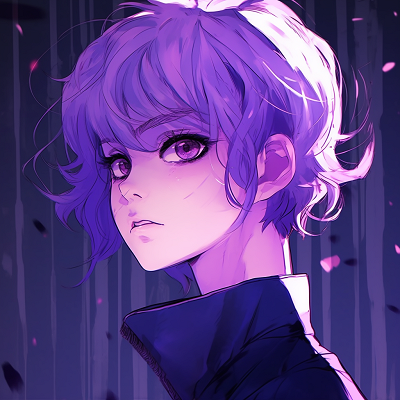 Image For Post | Deep purple backdrop with an anime character, attention to facial expressions. vibrant purple anime pfp pfp for discord. - [Purple Pfp Anime Collection](https://hero.page/pfp/purple-pfp-anime-collection)