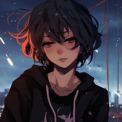 Image For Post | Anime character distraught under the starlight, noticeable through twinkling star details and contrasting dark shades. anime depressed pfp: unique variants pfp for discord. - [Anime Depressed PFP Collection](https://hero.page/pfp/anime-depressed-pfp-collection)