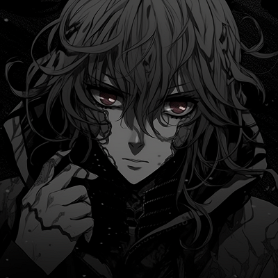 Image For Post | Monochrome sketch of a dark anime character, emphasizing lines and structure. mysterious dark aesthetic pfp pfp for discord. - [Dark Aesthetic PFP Collection](https://hero.page/pfp/dark-aesthetic-pfp-collection)