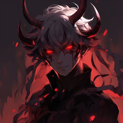 Image For Post | A scythe-wielding demon portrayed, bold outlines and intense colors. anime demon pfp aesthetics pfp for discord. - [Anime Demon PFP Collection](https://hero.page/pfp/anime-demon-pfp-collection)