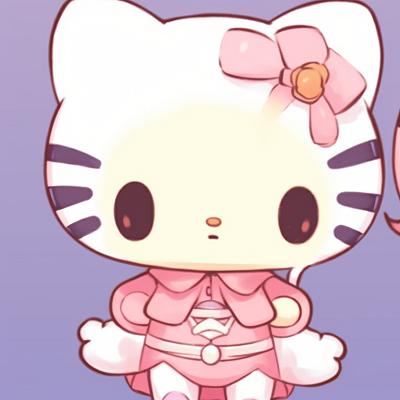 Image For Post | Two characters in pajamas with Hello Kitty designs, light color scheme and peaceful expressions. hello kitty pfp matching boys and girls pfp for discord. - [hello kitty pfp matching, aesthetic matching pfp ideas](https://hero.page/pfp/hello-kitty-pfp-matching-aesthetic-matching-pfp-ideas)