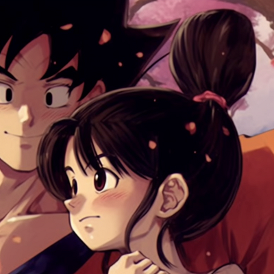 Image For Post | Goku and Chichi locking their fists, focused eyes, dynamic poses and vivid colors. goku and chichi relationship timeline pfp for discord. - [goku and chichi matching pfp, aesthetic matching pfp ideas](https://hero.page/pfp/goku-and-chichi-matching-pfp-aesthetic-matching-pfp-ideas)