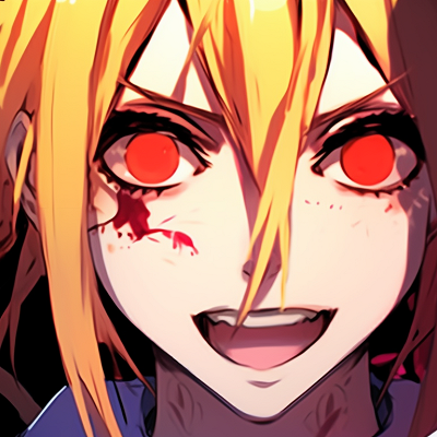 Image For Post | Two characters, blood-streaked faces, and fierce expressions. chainsaw man matching pfp suggestions pfp for discord. - [chainsaw man matching pfp, aesthetic matching pfp ideas](https://hero.page/pfp/chainsaw-man-matching-pfp-aesthetic-matching-pfp-ideas)