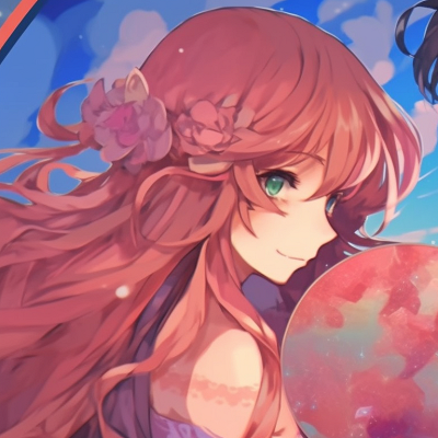 Image For Post | Two characters wearing fantastical garments, vibrant colors with a celestial background. fantasy-themed cute couple matching pfp pfp for discord. - [cute couple matching pfp, aesthetic matching pfp ideas](https://hero.page/pfp/cute-couple-matching-pfp-aesthetic-matching-pfp-ideas)
