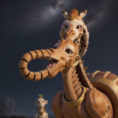Image For Post Anime, gladiator, giraffe, astronaut, sphinx, robot, HD, 4K, AI Generated Art