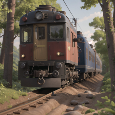 Image For Post Anime, train, mechanic, detective, forest, vampire, HD, 4K, AI Generated Art