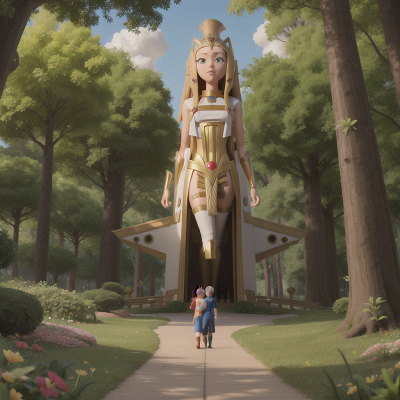 Image For Post Anime, pharaoh, romance, superhero, space shuttle, enchanted forest, HD, 4K, AI Generated Art
