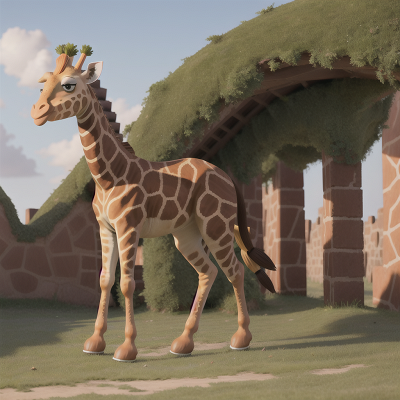 Image For Post Anime, confusion, hat, giraffe, earthquake, maze, HD, 4K, AI Generated Art