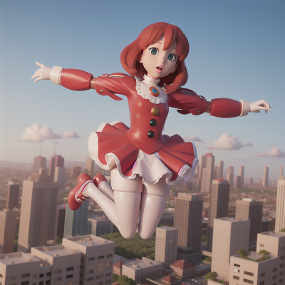 Image For Post Anime, artificial intelligence, angel, circus, jumping, skyscraper, HD, 4K, AI Generated Art