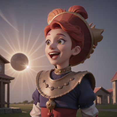 Image For Post Anime, circus, solar eclipse, museum, laughter, vikings, HD, 4K, AI Generated Art