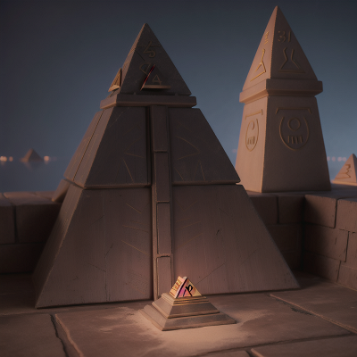 Image For Post Anime, pyramid, sled, doctor, hidden trapdoor, princess, HD, 4K, AI Generated Art