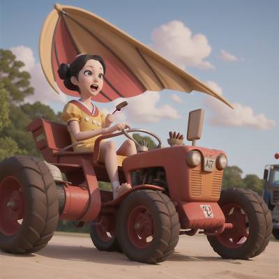Image For Post Anime, bakery, circus, geisha, tractor, pterodactyl, HD, 4K, AI Generated Art