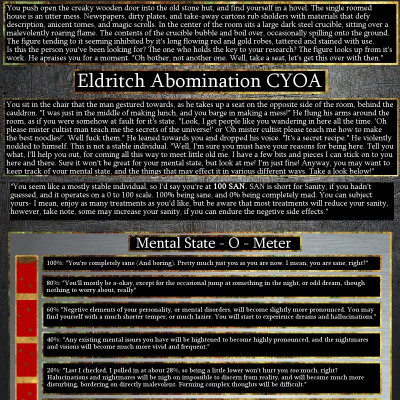 Image For Post Eldritch Abomination CYOA from /tg/