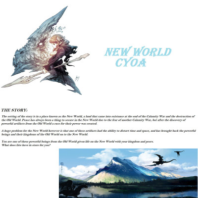 Image For Post The New World CYOA by Italics from /tg/