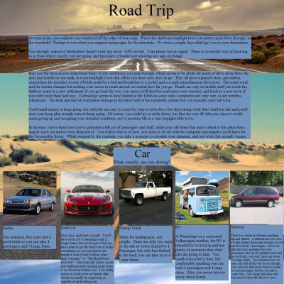 Image For Post Road Trip CYOA by LoneObserver