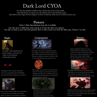 Image For Post Dark Lord CYOA