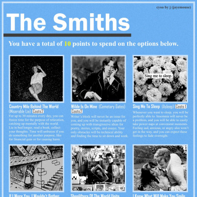 Image For Post The Smiths CYOA by jayemouse