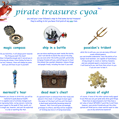 Image For Post Pirate Treasures CYOA by jayemouse