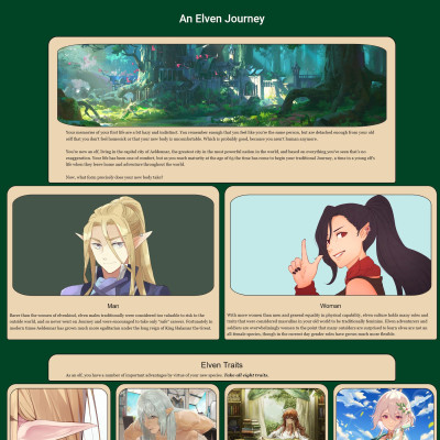 Image For Post Elven Journey CYOA by nonemouse_cyoa