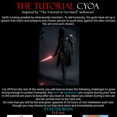 Image For Post The Tutorial CYOA (from /tg/)
