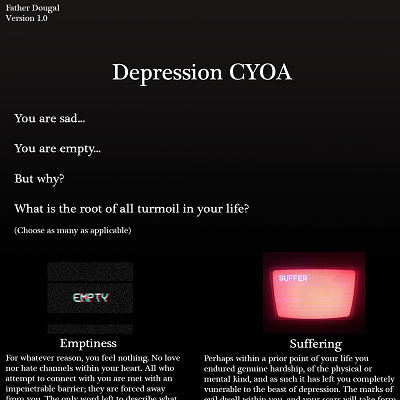 Image For Post Depression CYOA (v1.0) (by Father Dougal)
