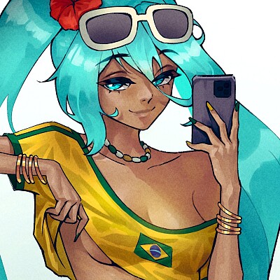 Image For Post Brazilian Miku (mudae) (Brazilian Nami Bônus)